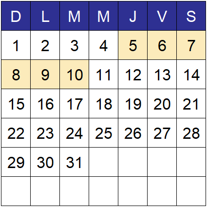 03 segundo 2026